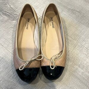 Cap Toe ballet flats